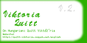 viktoria quitt business card